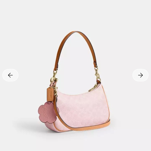Coach Petal Pink Teri Shoulder Bag - Picture 3 of 7